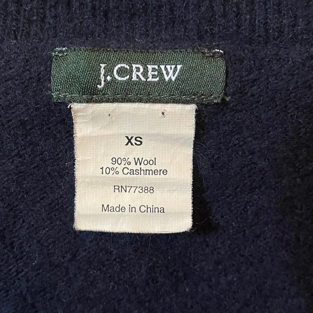 J. Crew V-Neck Argyle Sweater Vest XS